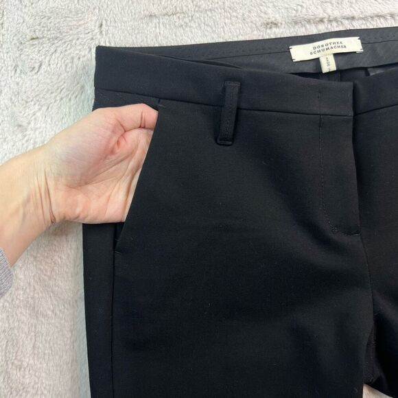 Dorothee Schumacher Black Dress Pants Womens Size 3 / 4 Silk Lining High Quality - Picture 5 of 11